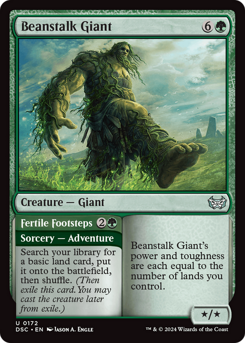 Beanstalk Giant // Fertile Footsteps (DSC-172) - uncommon