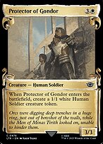 Protector of Gondor (LTR-476) - common: (Showcase) - Foil