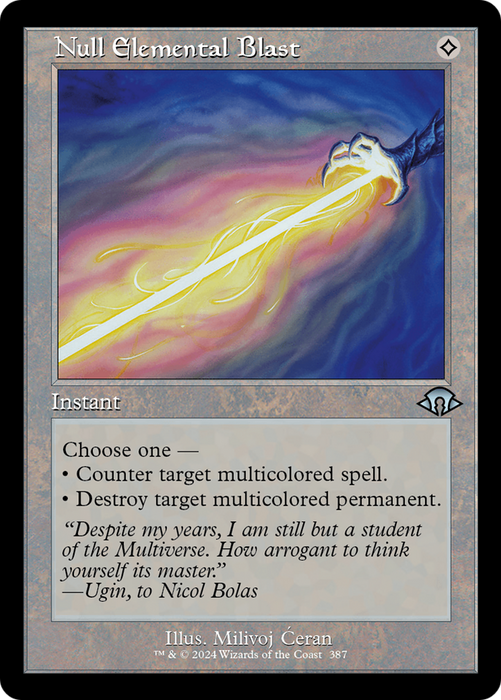 Null Elemental Blast (MH3-387) - uncommon