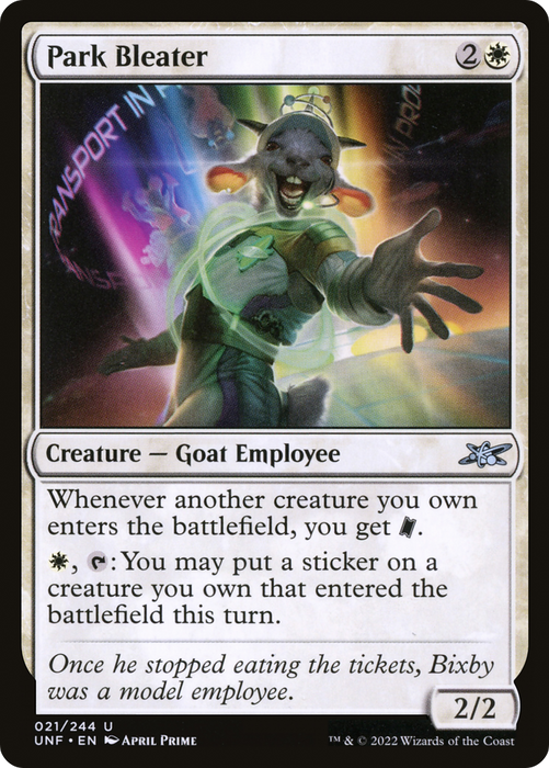 Park Bleater (UNF-021) - uncommon - Foil