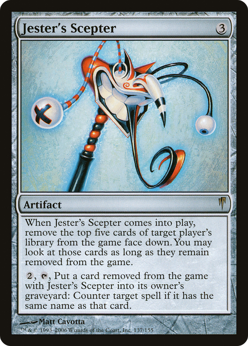 Jester's Scepter (CSP-137) - rare - Foil