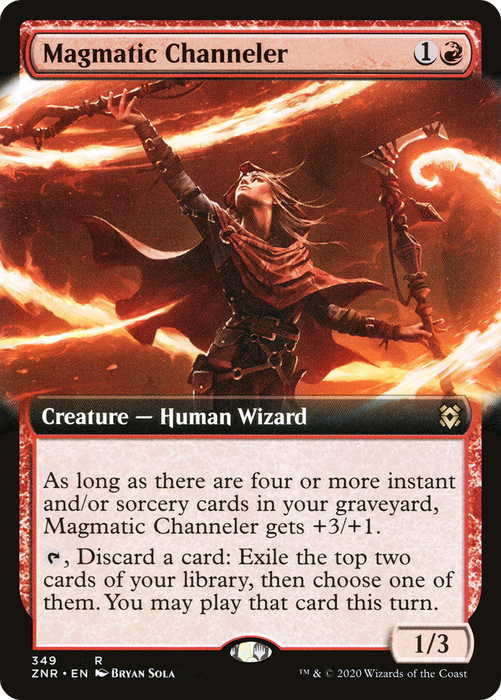 Magmatic Channeler (ZNR-349) - rare: (Extended Art)