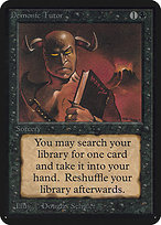 Demonic Tutor (LEA-104) - uncommon
