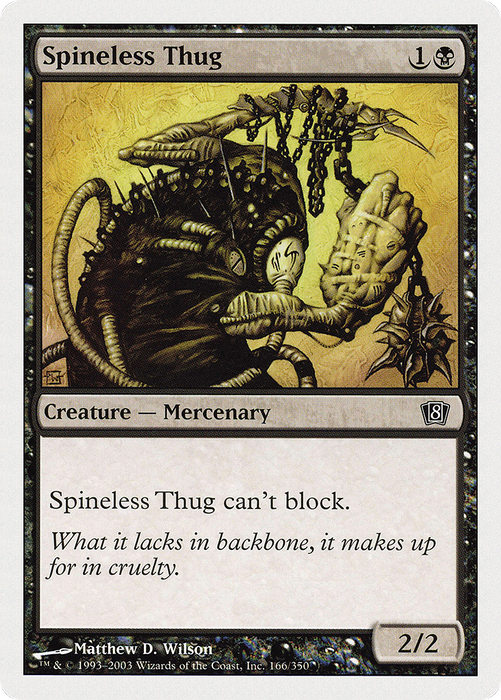 Spineless Thug (8ED-166) - common