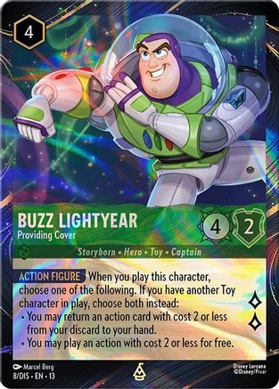 Buzz Lightyear - Providing Cover (Magical Places Promo) (8) - DLPC - Promo - Holofoil