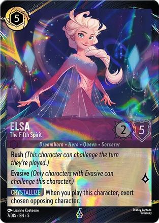 Elsa - The Fifth Spirit (Magical Places Promo) (7) - DLPC - Promo - Holofoil