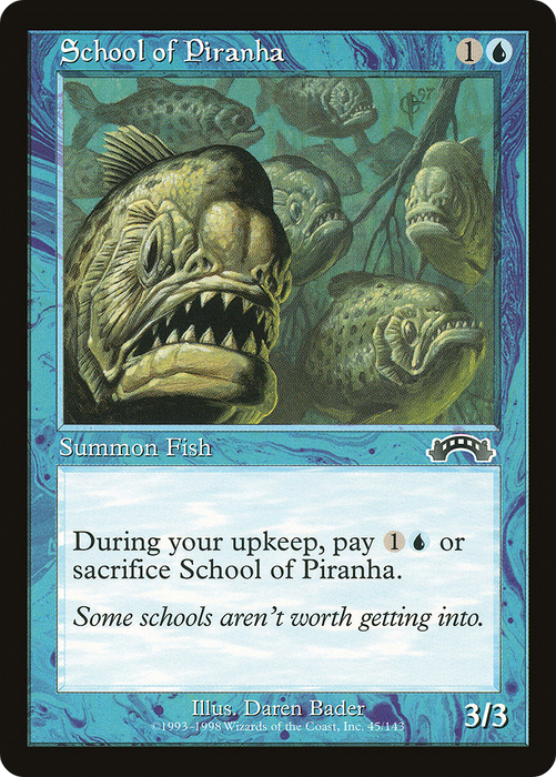 School of Piranha (EXO-045) - common