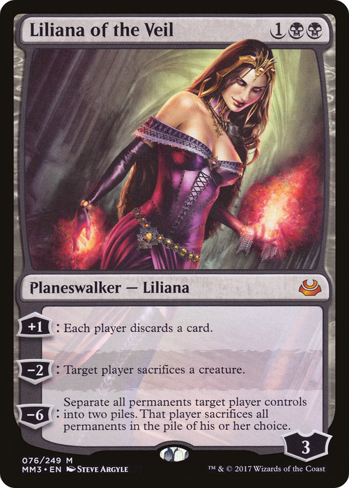 Liliana of the Veil (MM3-076) - mythic - Foil