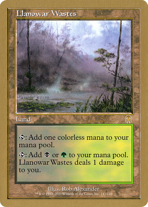 Llanowar Wastes (WCD-JT141) - rare