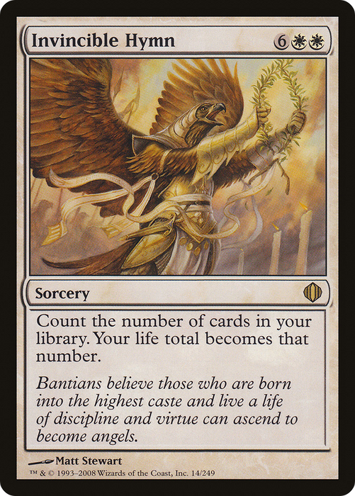 Invincible Hymn (ALA-014) - rare - Foil