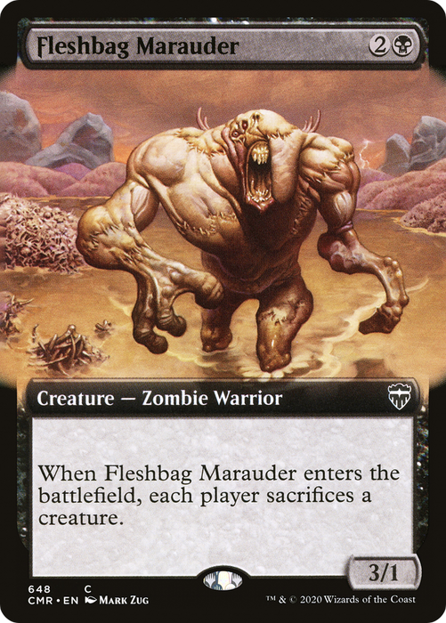 Fleshbag Marauder (CMR-648) - common: (Extended Art) - Foil