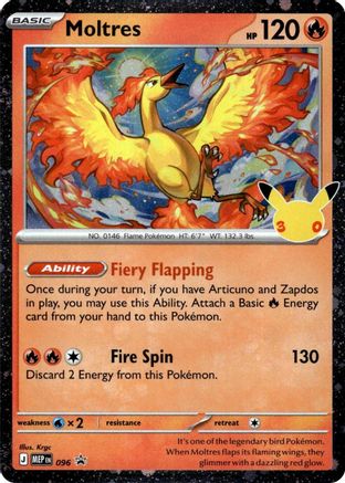 Moltres (096) - MMEP  - Promo - Holofoil