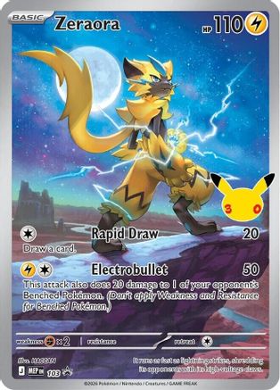 Zeraora (103) - MMEP  - Promo - Holofoil