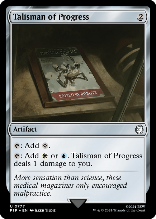 Talisman of Progress (PIP-777) - uncommon - Foil