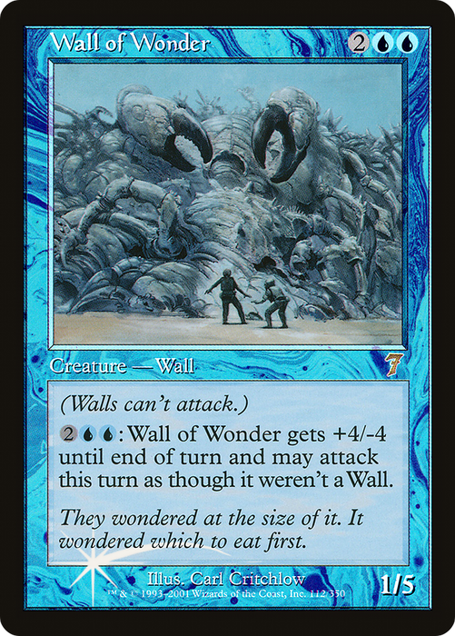 Wall of Wonder (7ED-112★) - rare - Foil