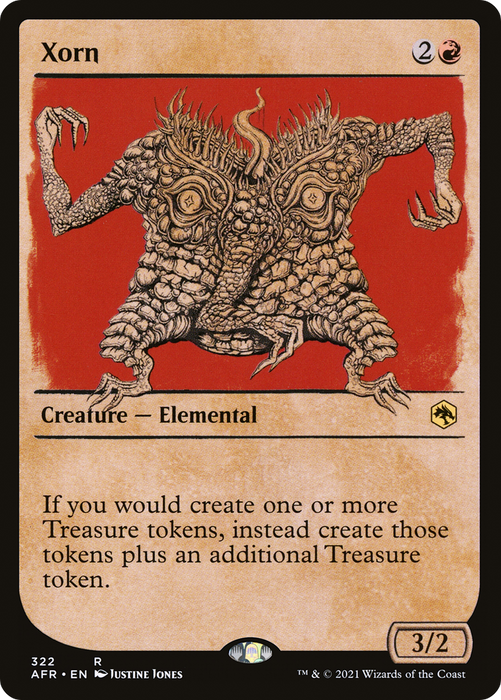 Xorn (AFR-322) - rare: (Showcase) - Foil
