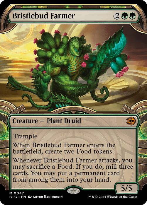 Bristlebud Farmer (BIG-047) - mythic: (Showcase)