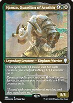 Hamza, Guardian of Arashin (CMR-598) - uncommon - Etched Foil