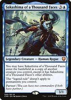 Sakashima of a Thousand Faces (CMR-089) - mythic - Foil