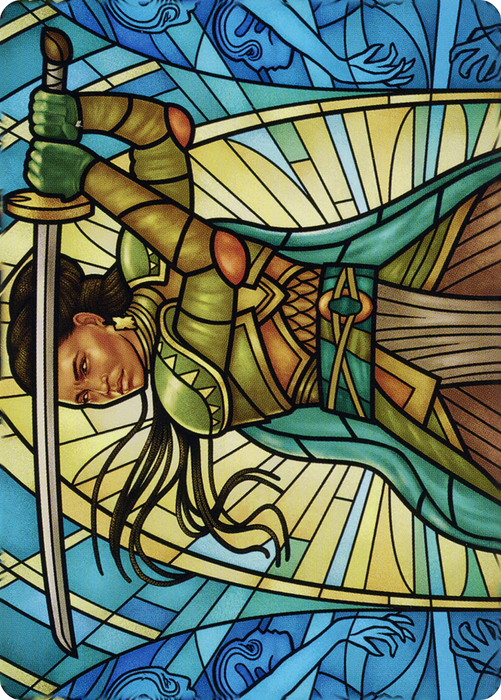 Shanna, Purifying Blade // Shanna, Purifying Blade (ADMU-077) - common (Borderless) - Foil