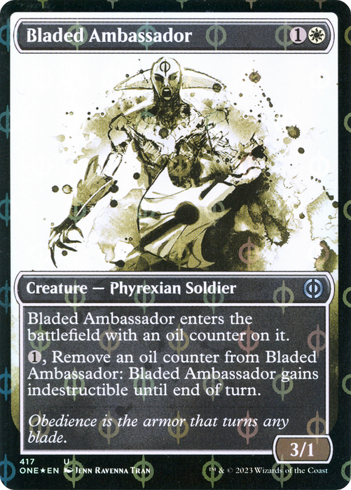 Bladed Ambassador (ONE-417) - uncommon: (Showcase) - Foil