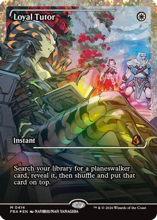 Loyal Tutor (Showcase) (Fracture Foil) (FRA-414) - mythic - Foil