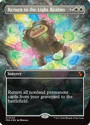 Return to the Light Realms (Borderless) (0440) (FRA-440) - mythic - Foil