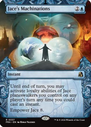 Jace's Machinations (Showcase) (FRA-337) - rare - Foil