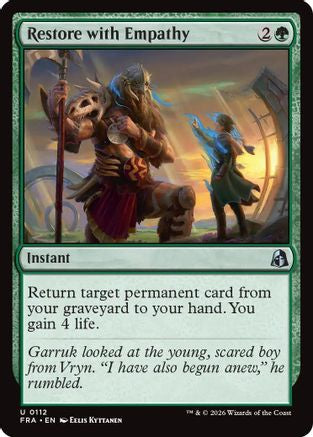 Restore with Empathy (FRA-112) - uncommon - Foil