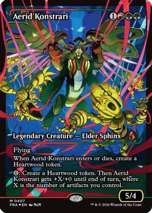 Aerid Konstrari (Showcase) (0407) (FRA-407) - mythic - Foil