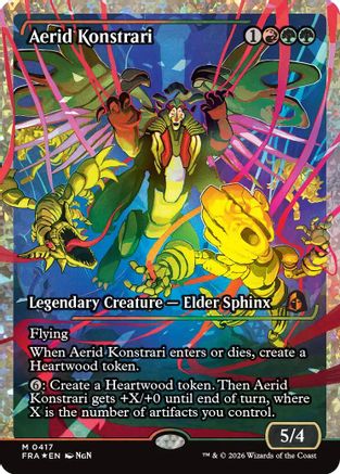 Aerid Konstrari (Showcase) (Fracture Foil) (0417) (FRA-417) - mythic - Foil