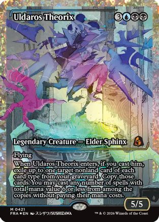 Uldaros Theorix (Showcase) (Fracture Foil) (0421) (FRA-421) - mythic - Foil