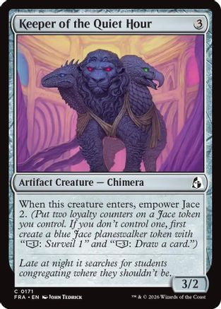 Keeper of the Quiet Hour (FRA-171) - common - Foil