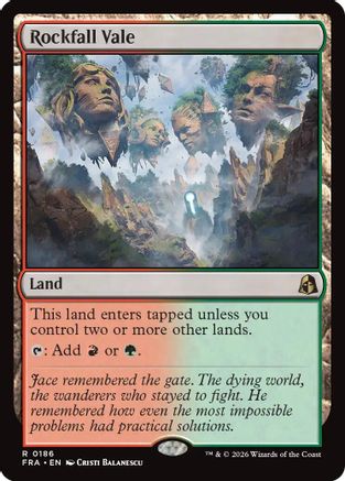 Rockfall Vale (FRA-186) - rare - Foil