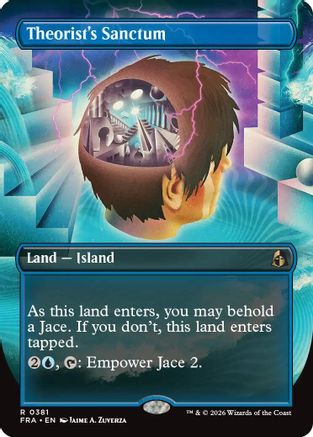 Theorist's Sanctum (Borderless) (FRA-381) - rare - Foil