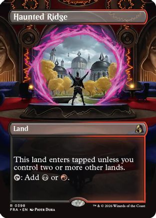 Haunted Ridge (Borderless) (FRA-398) - rare - Foil