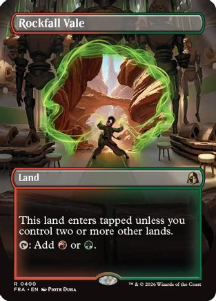 Rockfall Vale (Borderless) (FRA-400) - rare - Foil