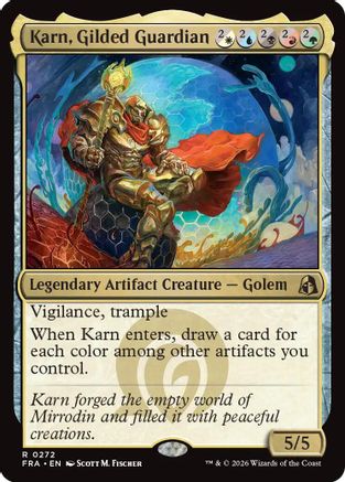 Karn, Gilded Guardian (FRA-272) - rare