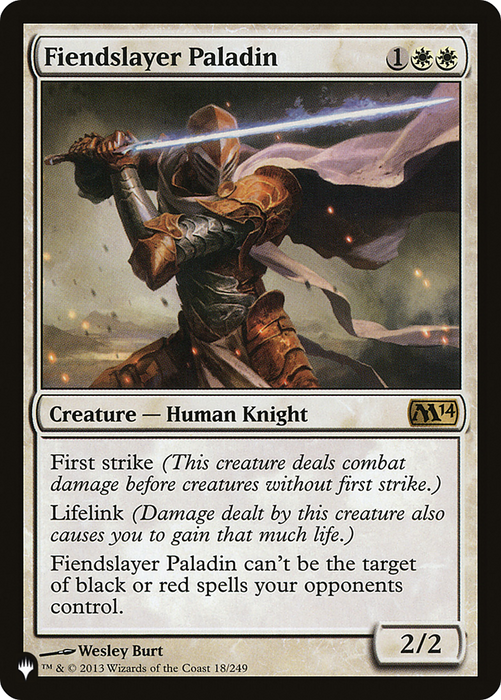 Fiendslayer Paladin (LIST-M14-18) - rare