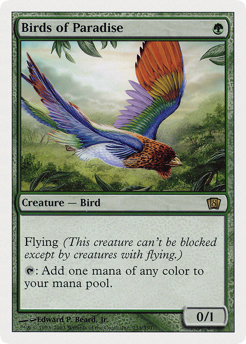 Birds of Paradise (8ED-233) - rare