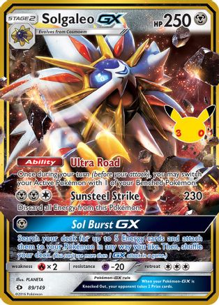 Solgaleo GX (089/149) - M3CCC  - Classic Collection - Holofoil