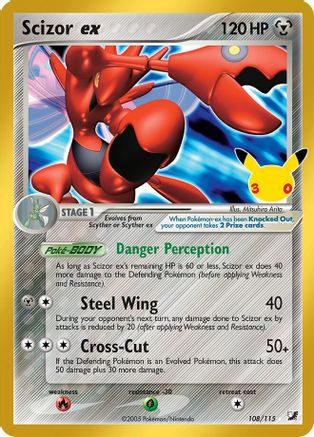 Scizor ex (108/115) - M3CCC  - Classic Collection - Holofoil