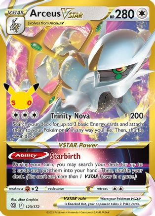 Arceus VSTAR (123/172) - M3CCC  - Classic Collection - Holofoil