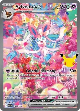 Sylveon ex (153/128) - M3C  - Special Illustration Rare - Holofoil