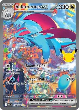 Salamence ex (156/128) - M3C  - Special Illustration Rare - Holofoil