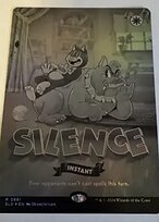Silence (0881) (Black & White Foil) (SLD-881) - rare - Foil