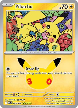 Pikachu (048/128) - M3C  - Pikachu Rare - Holofoil