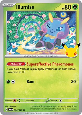 Illumise (004/128) - M3C  - Common - Holofoil