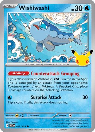 Wishiwashi (022/128) - M3C  - Common - Holofoil