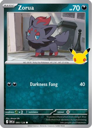 Zorua (095/128) - M3C  - Common - Holofoil